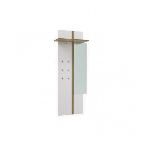 Вішалка Letis LW Blonski білий глянець/дуб каньйон